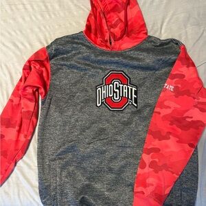 Varsity Red and Gray Hoodie